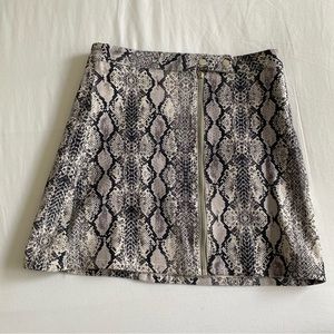 Altar’d State Snake Print Skirt